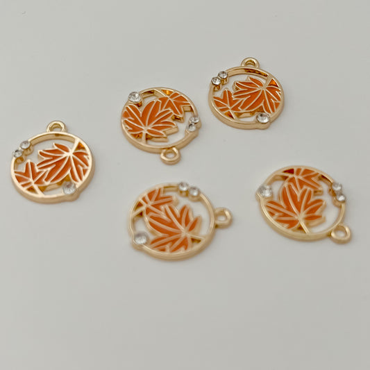 Fall leaves charm