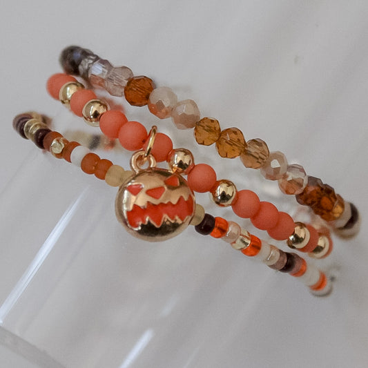 Matte Halloween orange *Charm sold separately (Gold,Silver,Rose Gold Spacers)