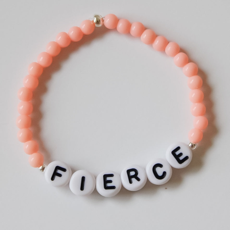 Peachy Coral Necklace *With or without affirmation*