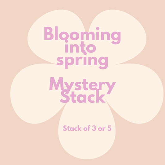 Blooming into spring mystery stack