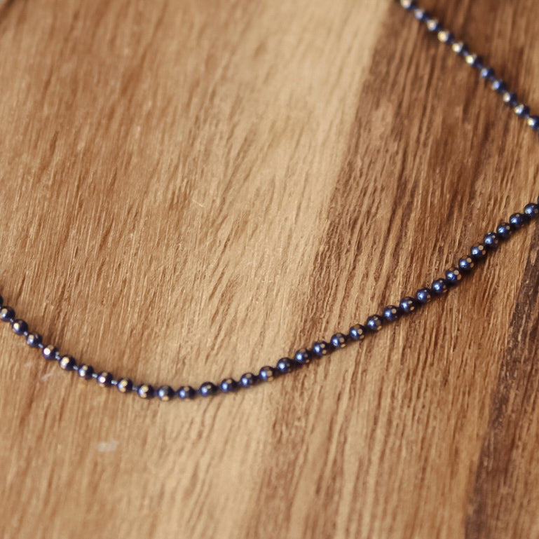 Navy Dainty Chain