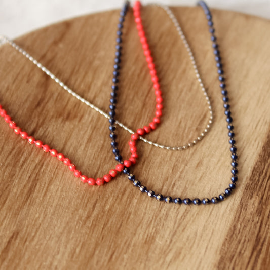 Navy Dainty Chain