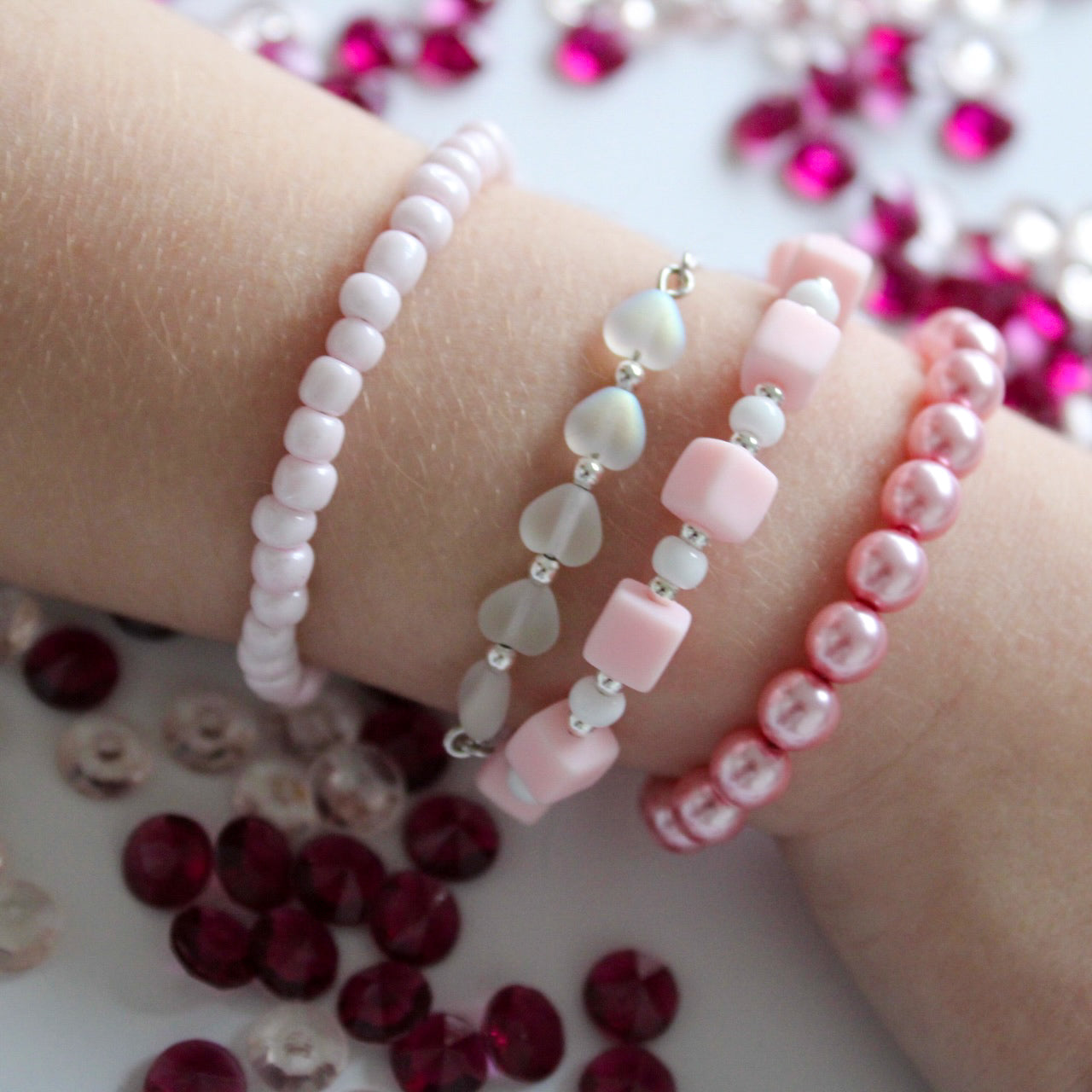 Sweet Pink Swarovski Pearl