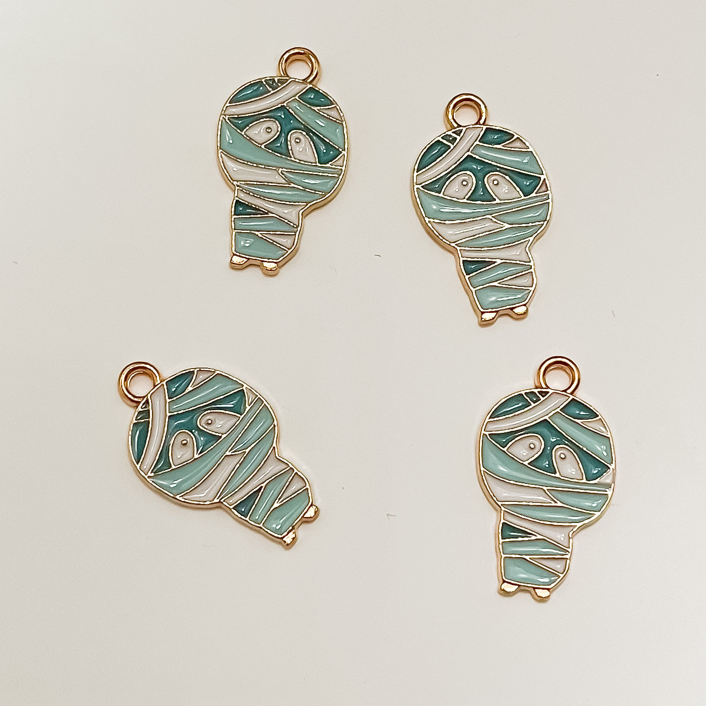 Blue mummy charm