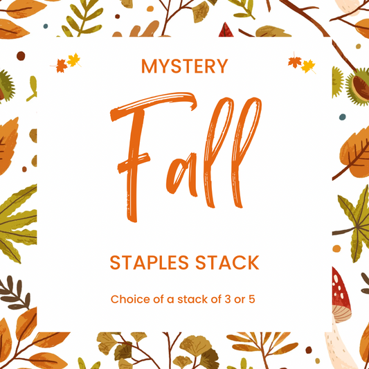 Fall Staples mystery stack