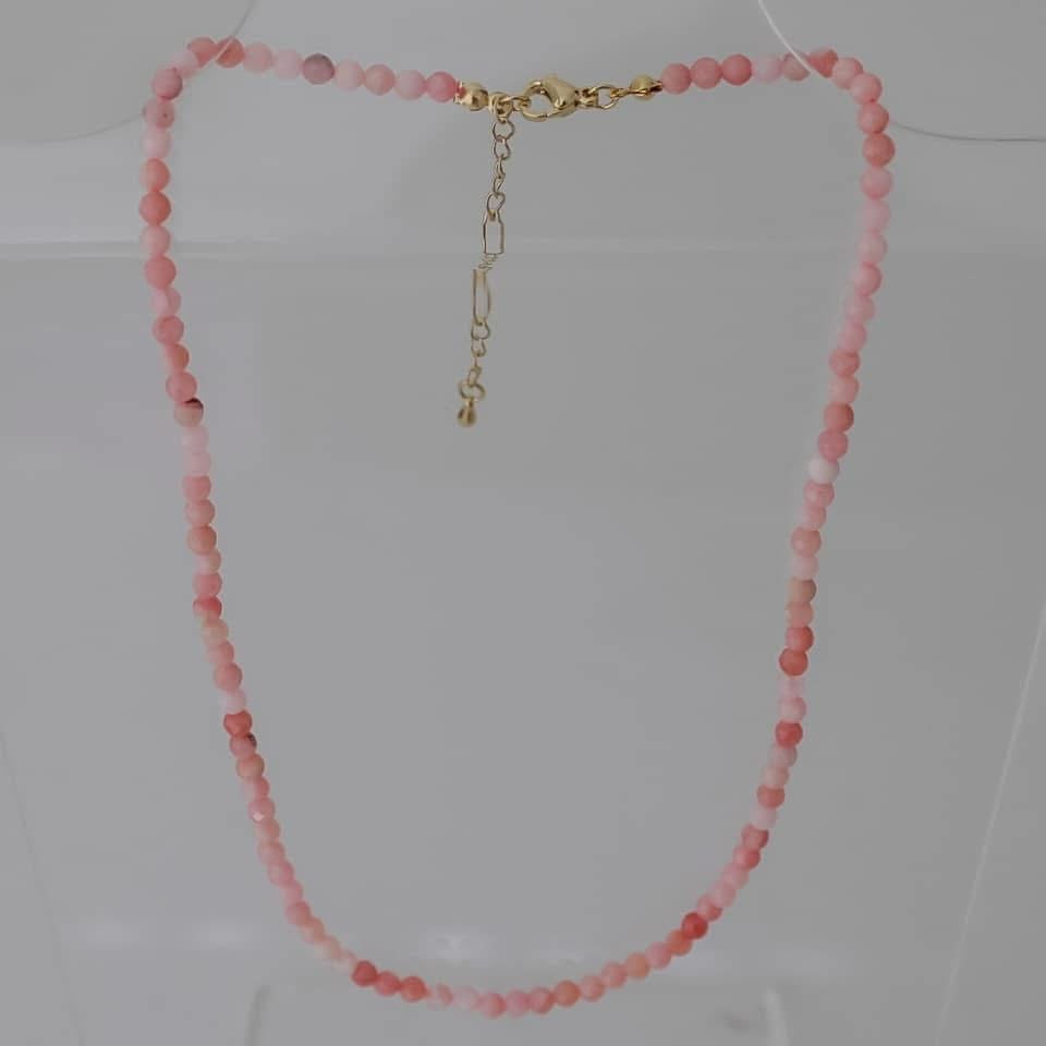 16.0” Pink Quartz Necklace