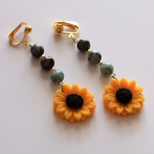 RTS sunflower earrings