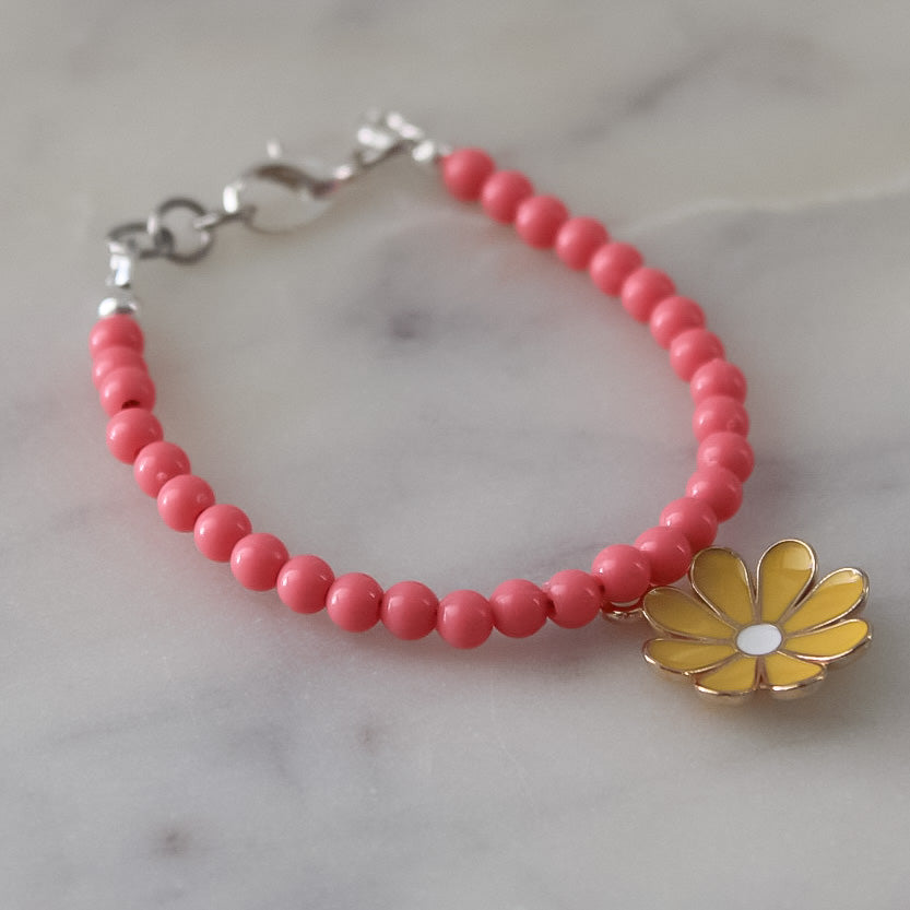 Yellow Daisy Charm