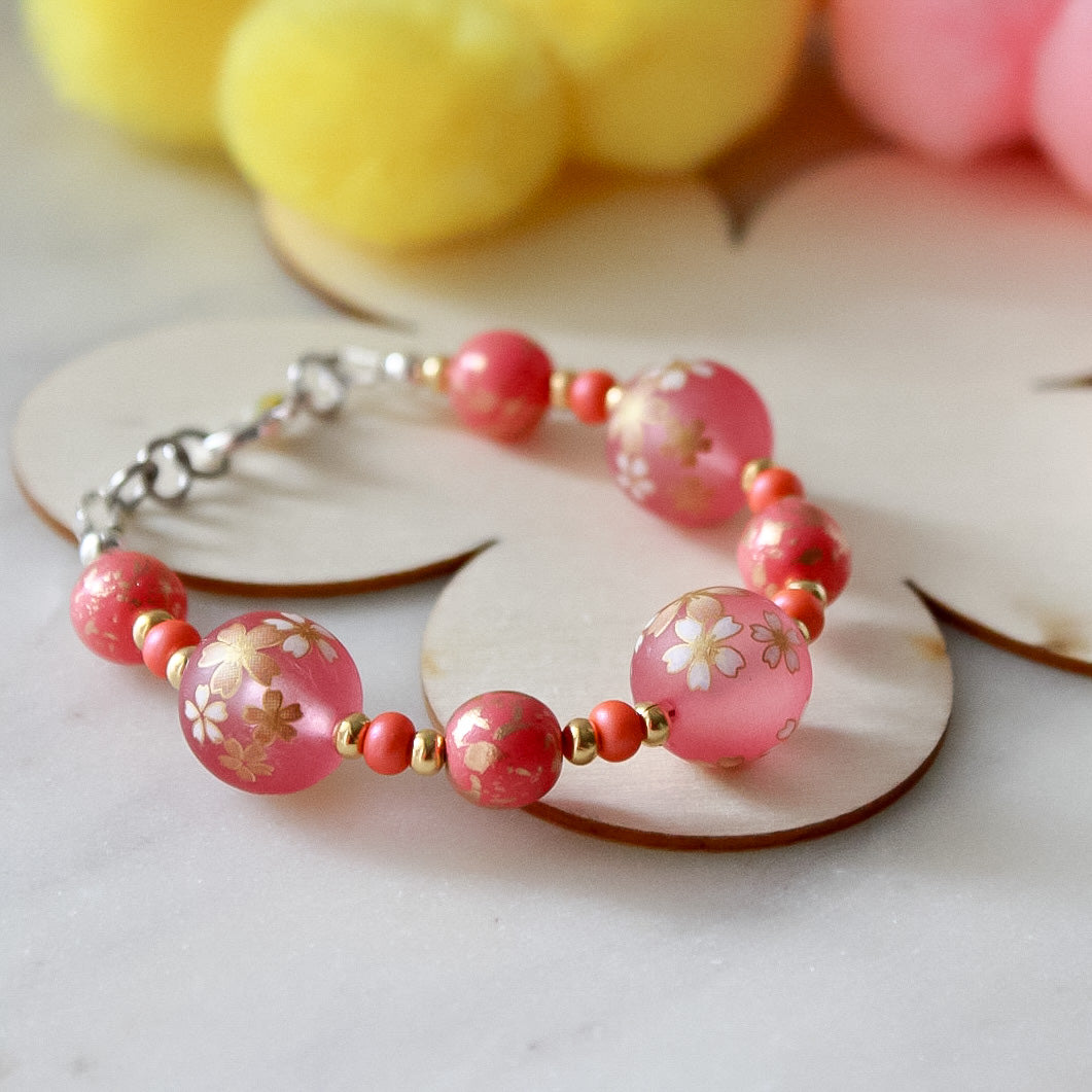 Coral Blossoms Necklace