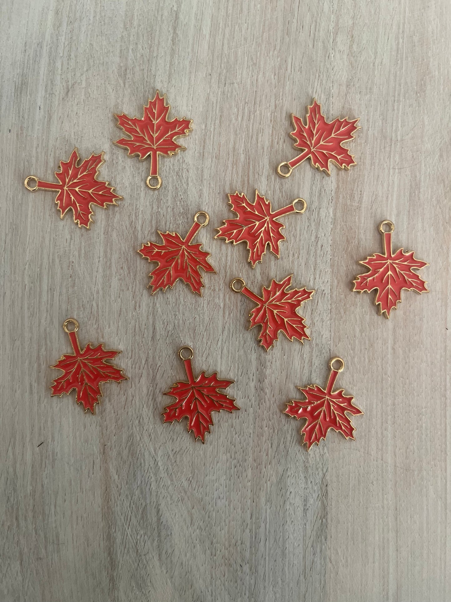 Maple leaf charm add on