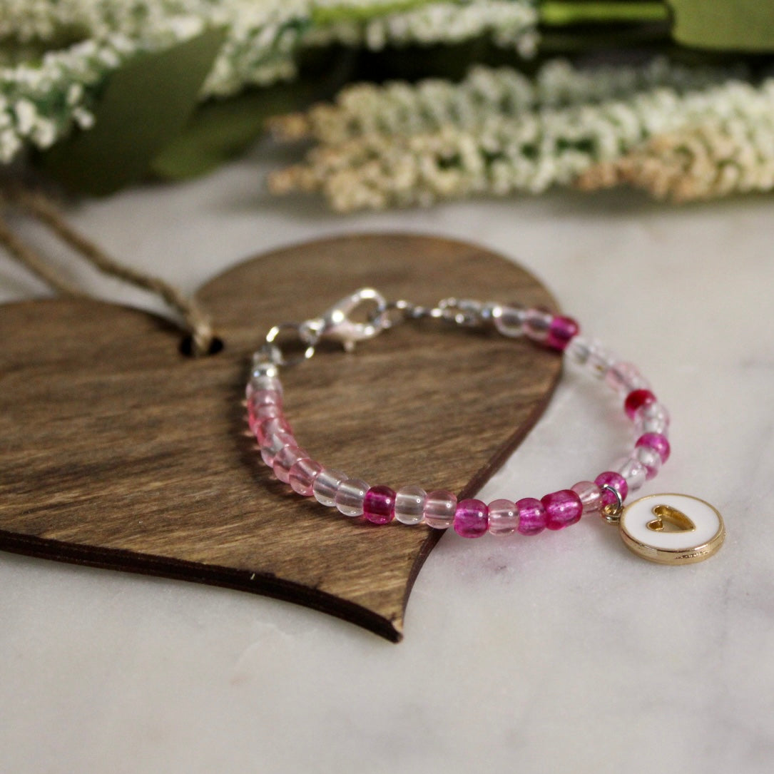 Clear Pinks Dainty *BRACELET ONLY*