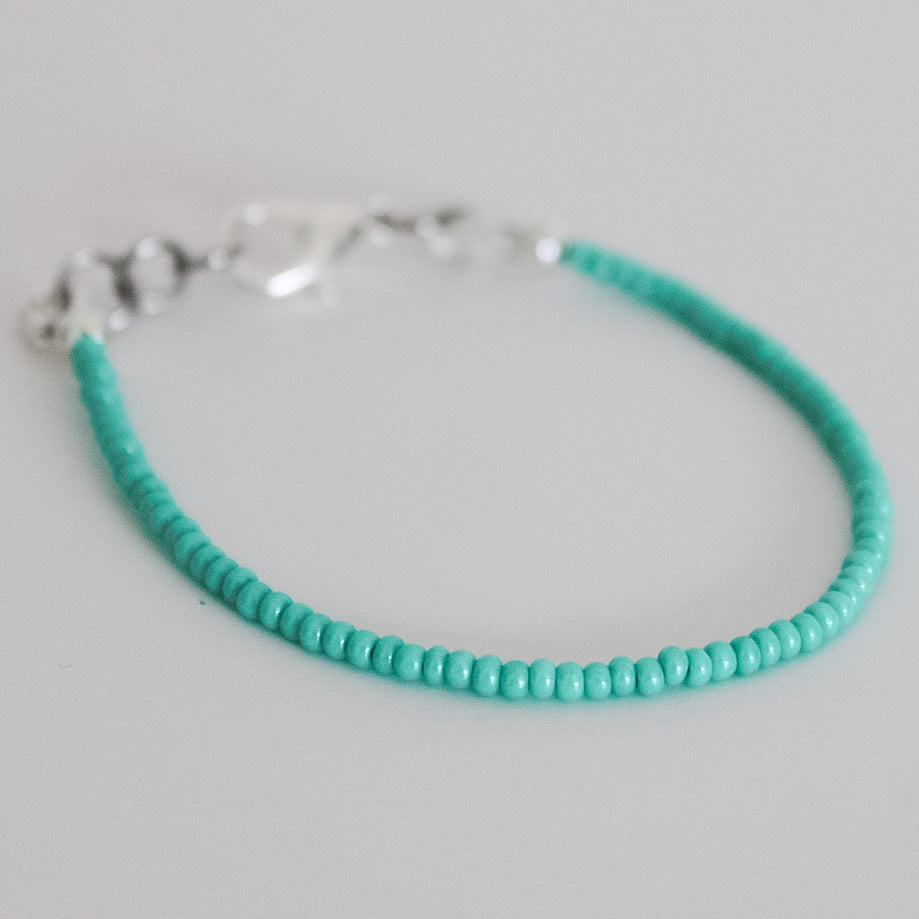 Spring Green TT Dainty Necklace