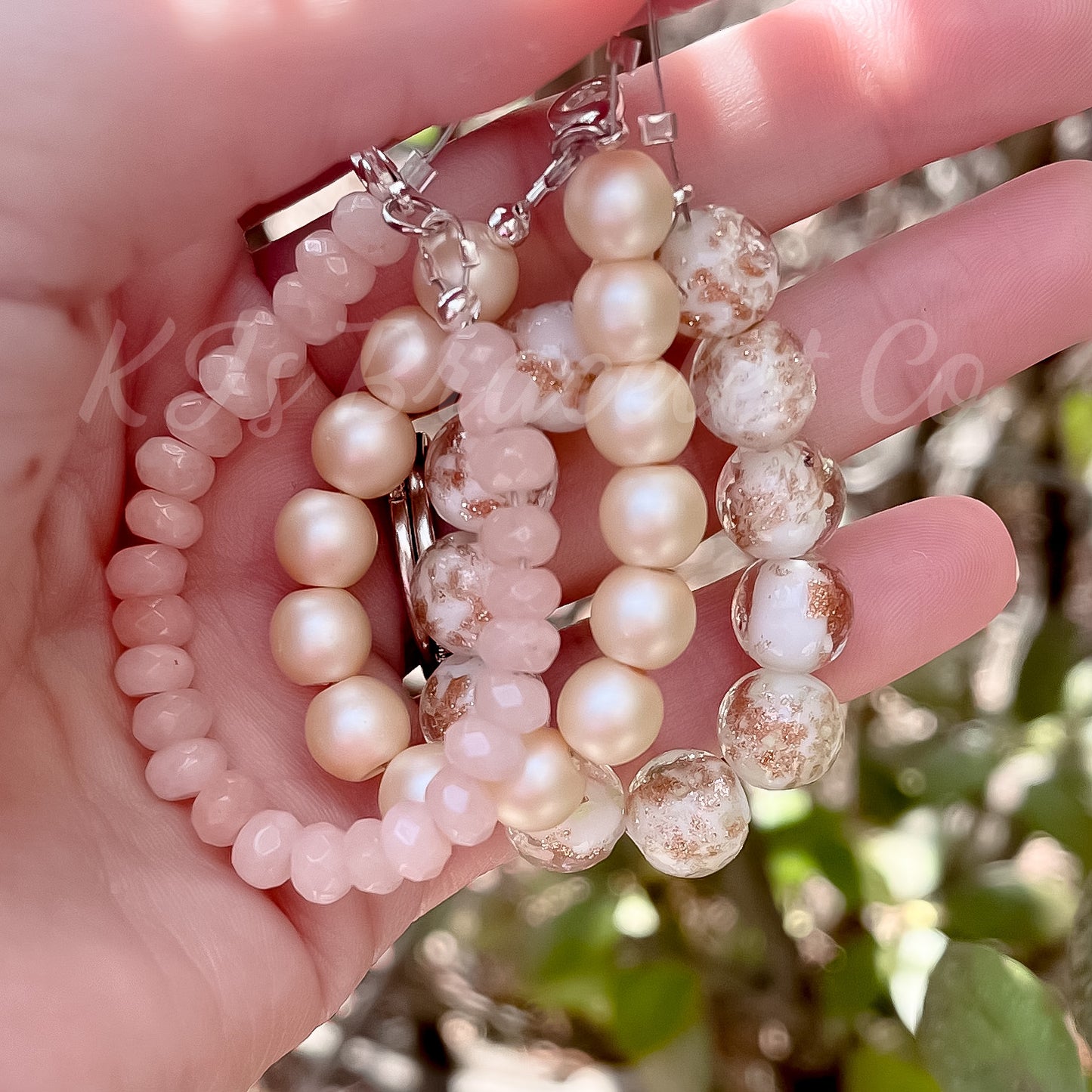 Creamy White floral headband RTS